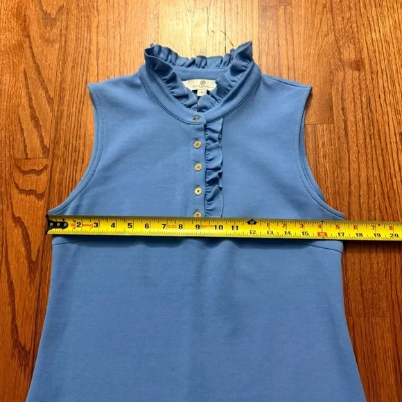 Jean-Pierre Klifa Wellington Sleeveless Dress in Hudson Blue size L - Picture 13 of 14